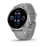 Garmin Venu 2 Plus Silver Stainless Steel Bezel With Powder Grey Case And Silicone Band 43 mm price in DUBAI
